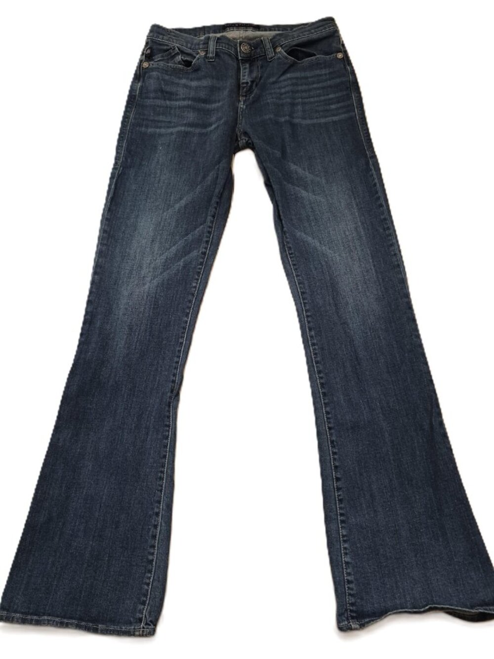 Rock & Republic Kasandra Bootcut Jeans Womens 8 Dark Wash Stretch Low Rise